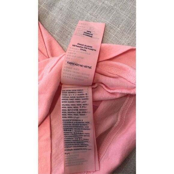 Abercrombie Kids Girls V-Neckline Long Sleeve Pullover Top Peach Size Small - Picture 6 of 10